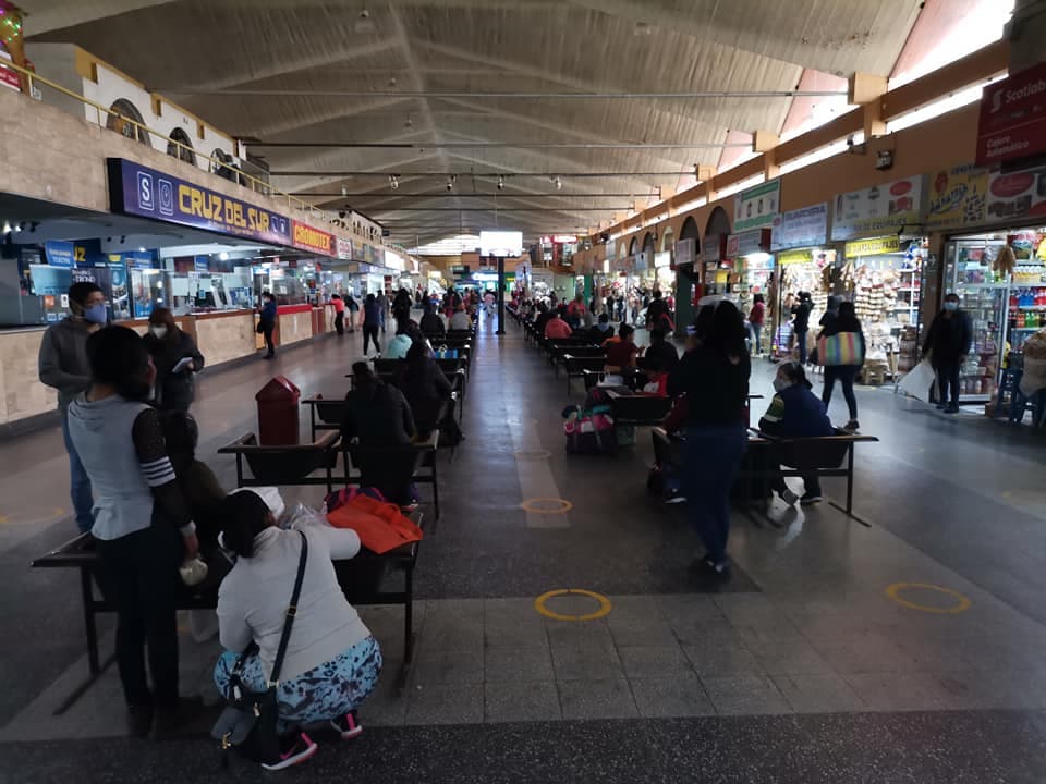 Suspenden viajes interprovinciales en Arequipa