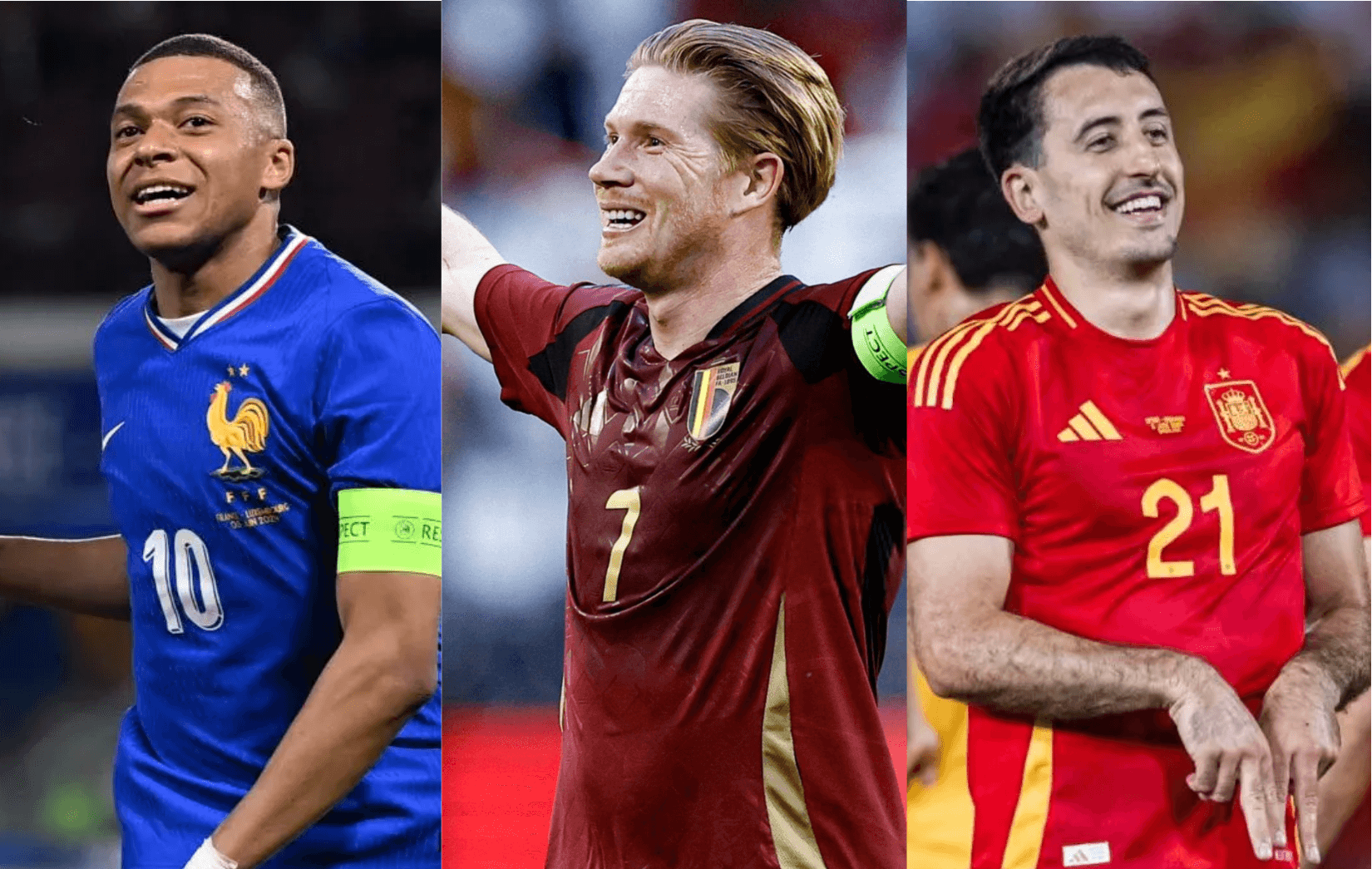 Francia, Bélgica y España se ponen a punto para la Eurocopa