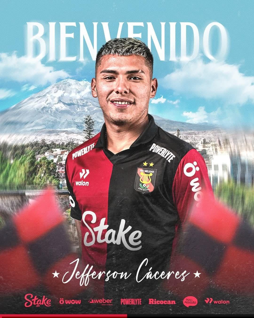 Melgar anunció el regreso de Jefferson Cáceres