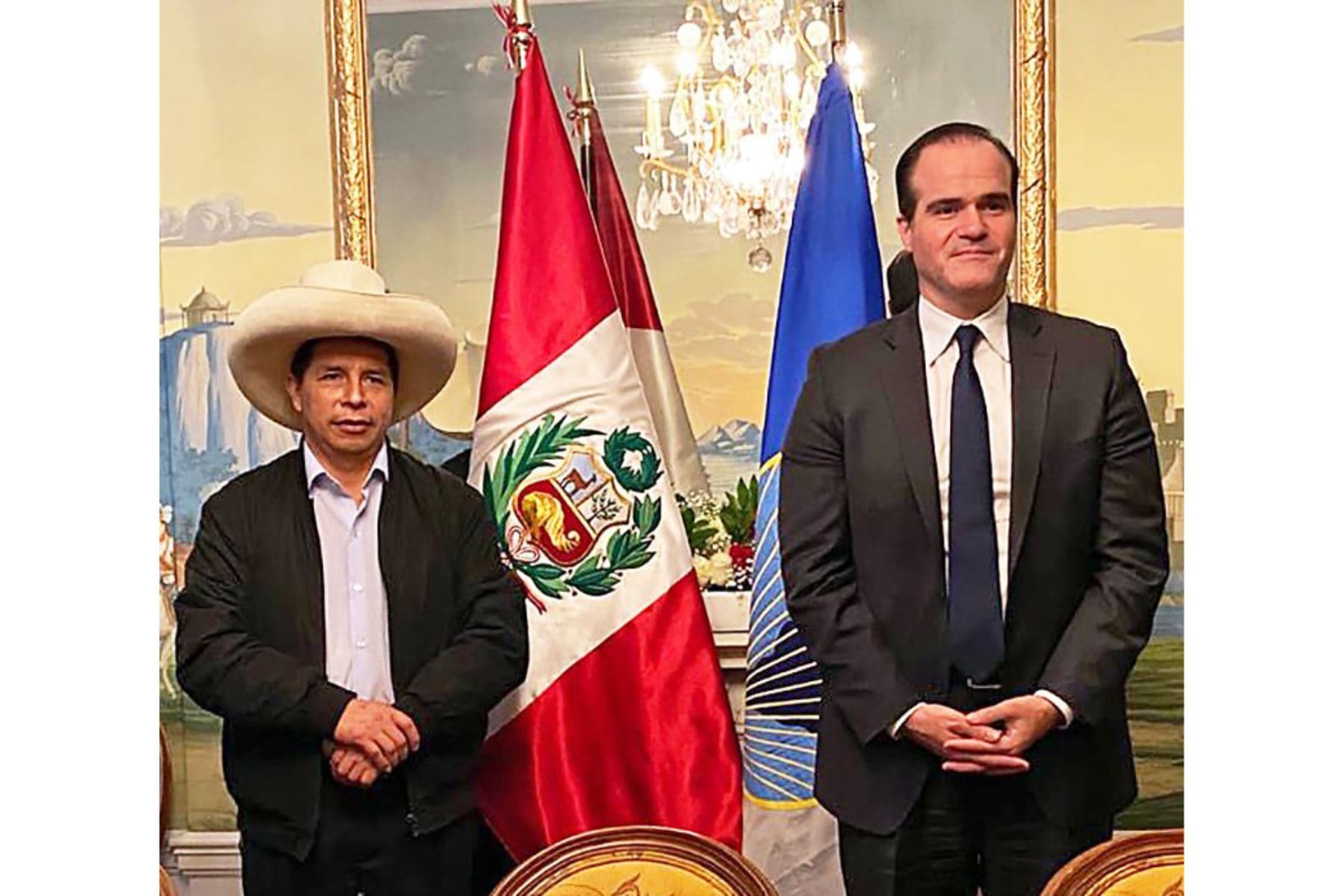 Presidente Castillo se reunirá mañana con titular del BID