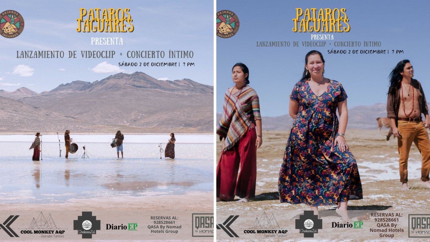 Pájaros Jaguares presentará videoclip grabado en Arequipa