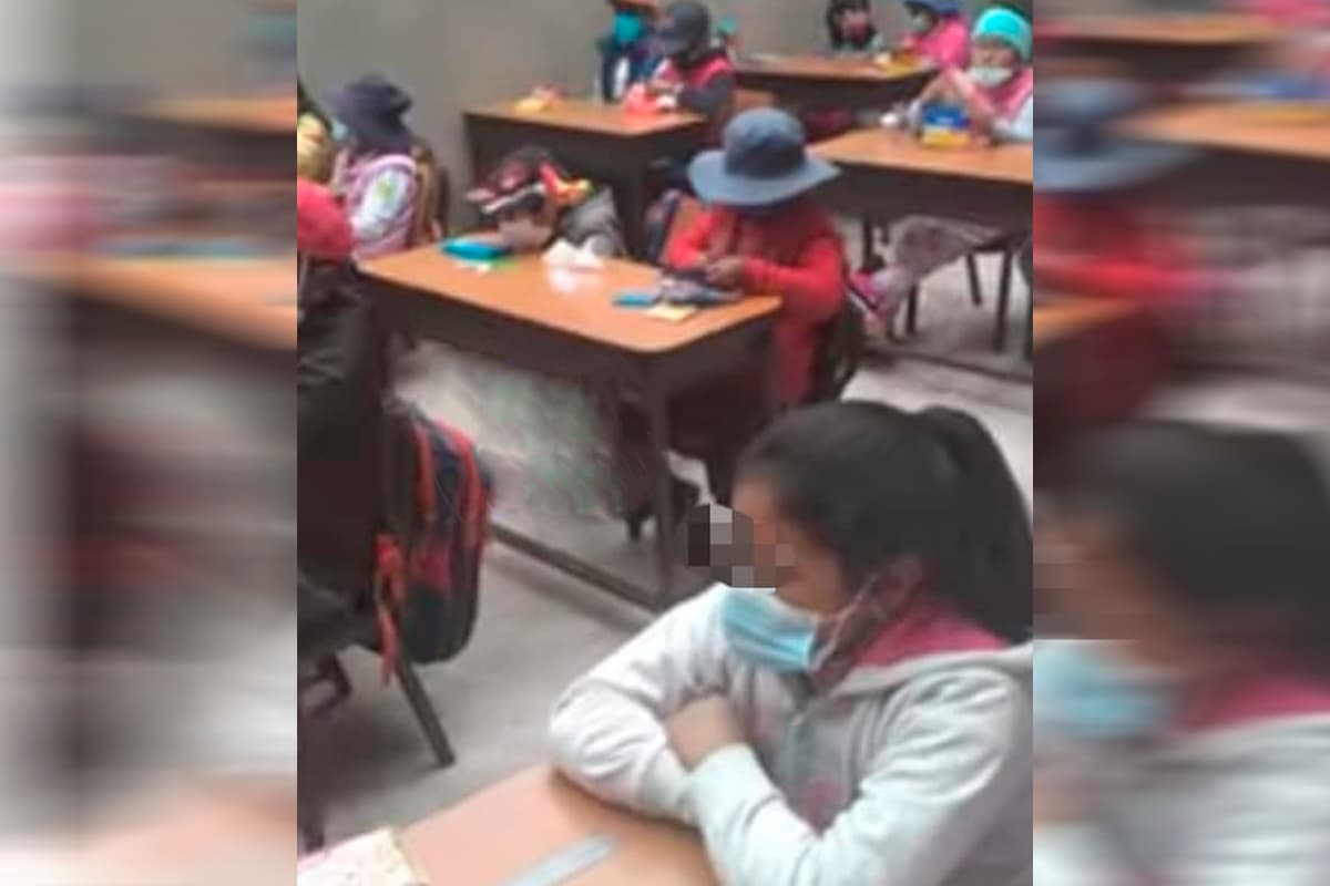 Colegio particular dictaba clases presenciales
