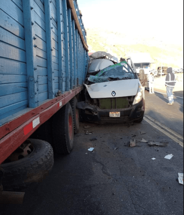 Reportan un accidente de tránsito al ingreso de Uchumayo
