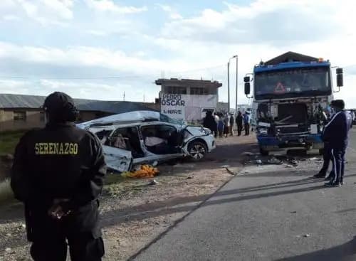 Juliaca tiene el mayor número de muertos por accidentes de tránsito