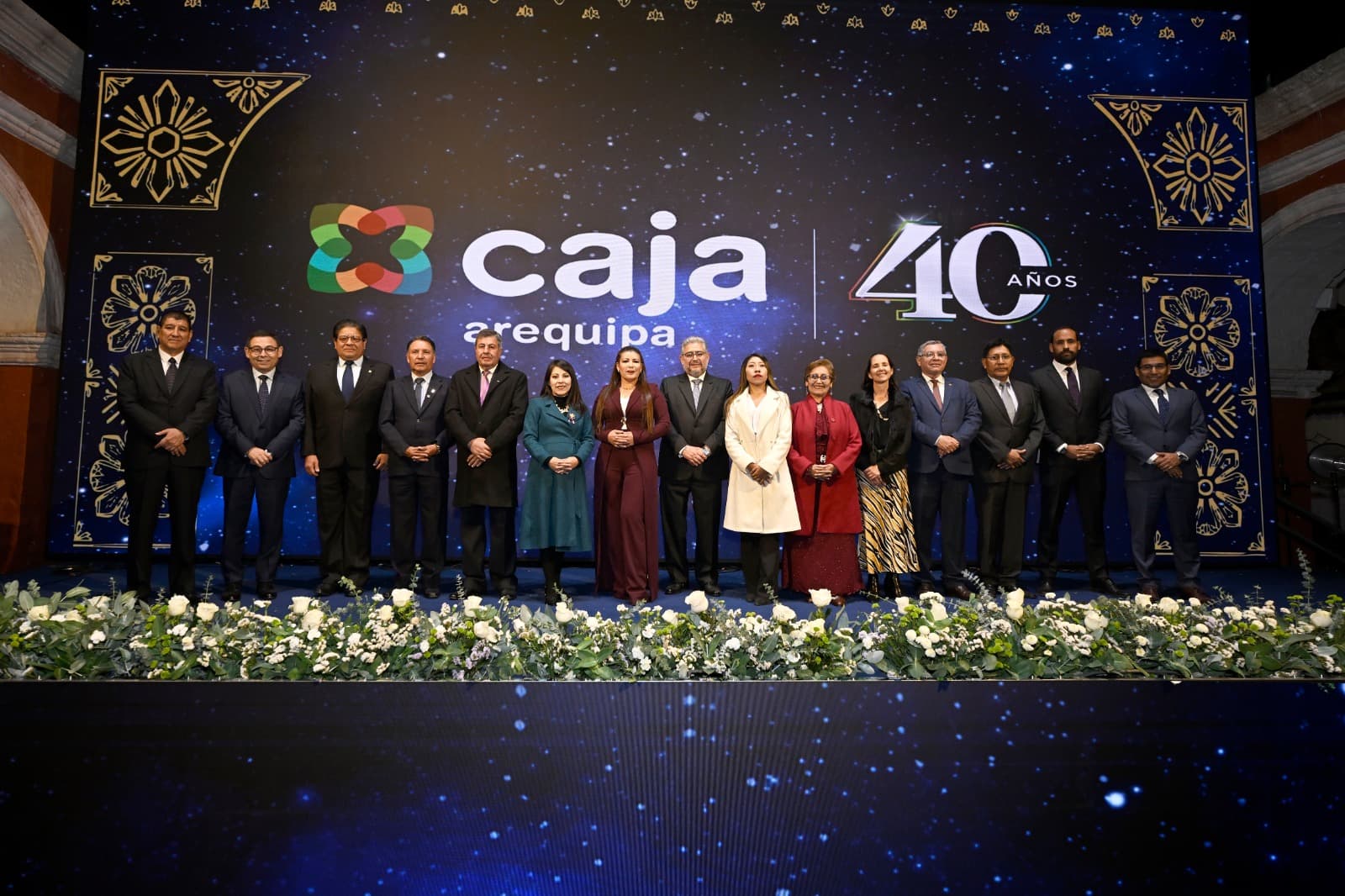 Caja Arequipa celebró sus 40 años con un cóctel en la semana del 486° aniversario de Arequipa