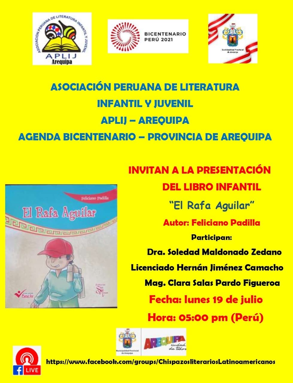Presentan libro infantil “El Rafa Aguilar”