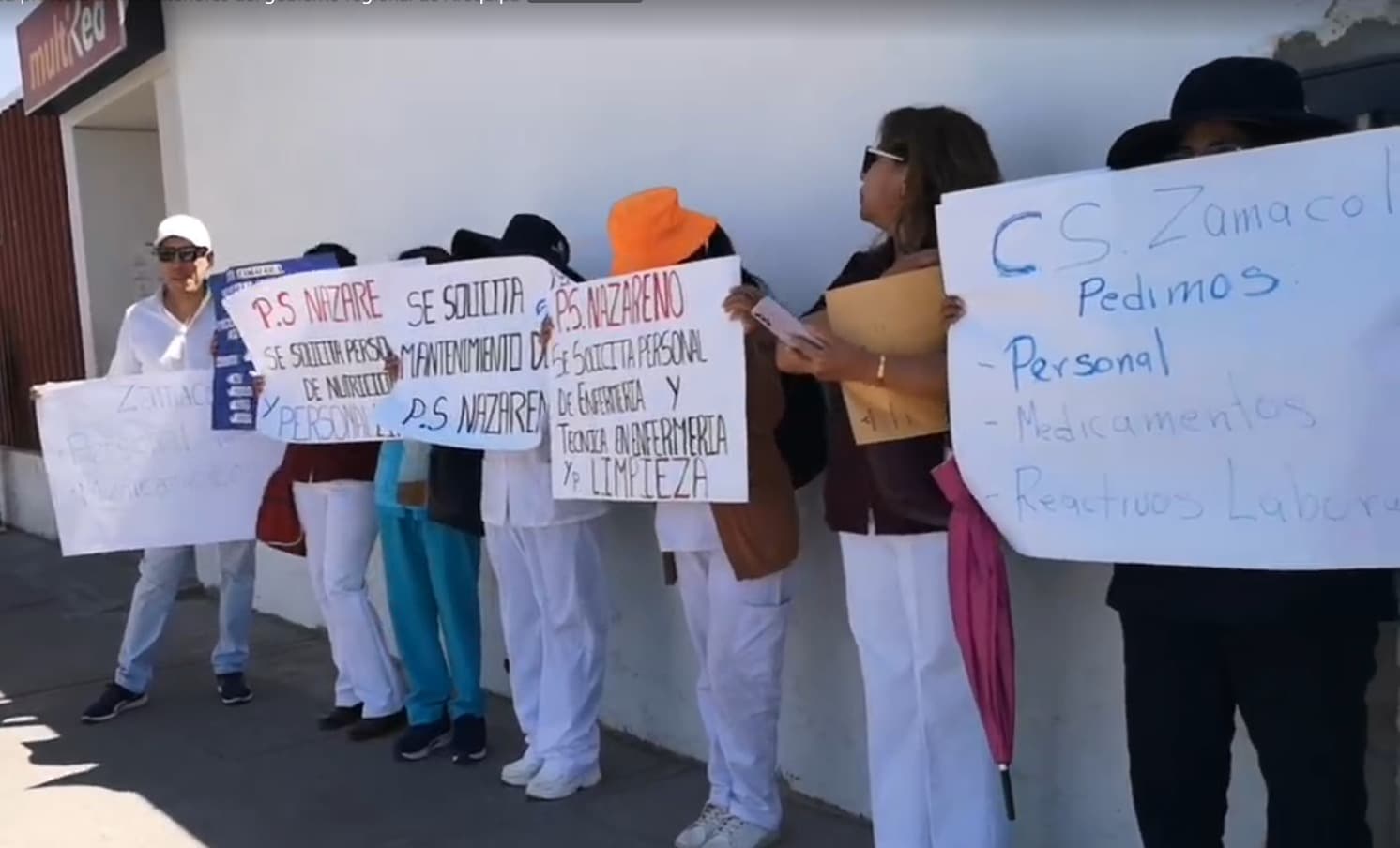 Trabajadores de Salud protestan exigiendo destitución de gerente