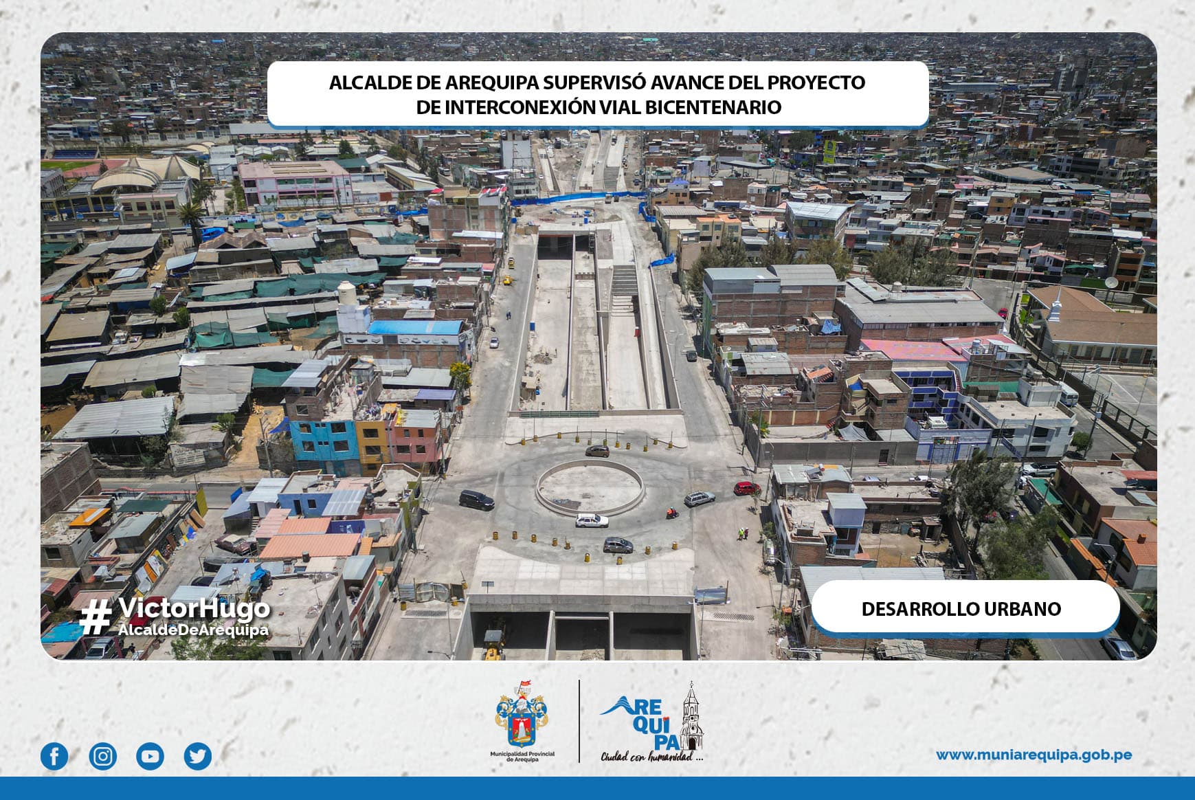 Intercambio vial Bicentenario con apertura parcial en 2023