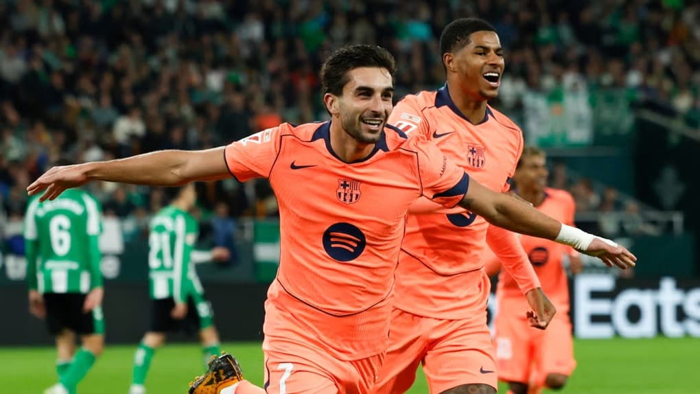 Barcelona reafirma su liderazgo en LaLiga con goleada al Betis