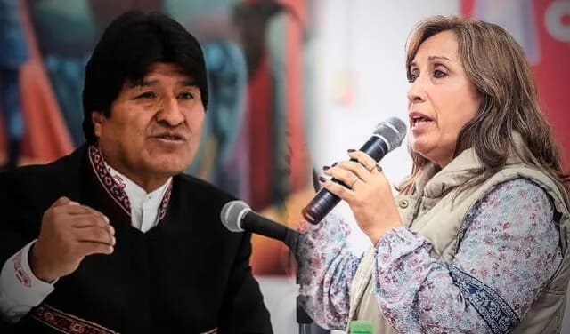 Evo Morales en contra de gobierno de Dina Boluarte