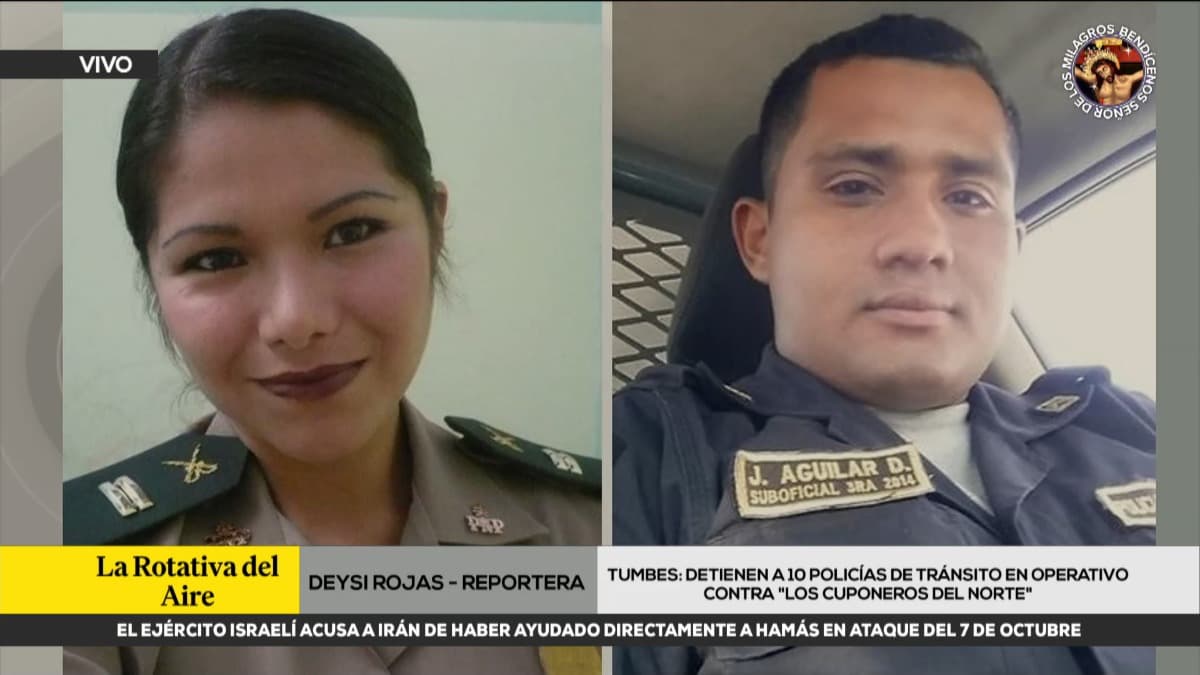 Diez policías fueron detenidos por cobro de cupos en Tumbes