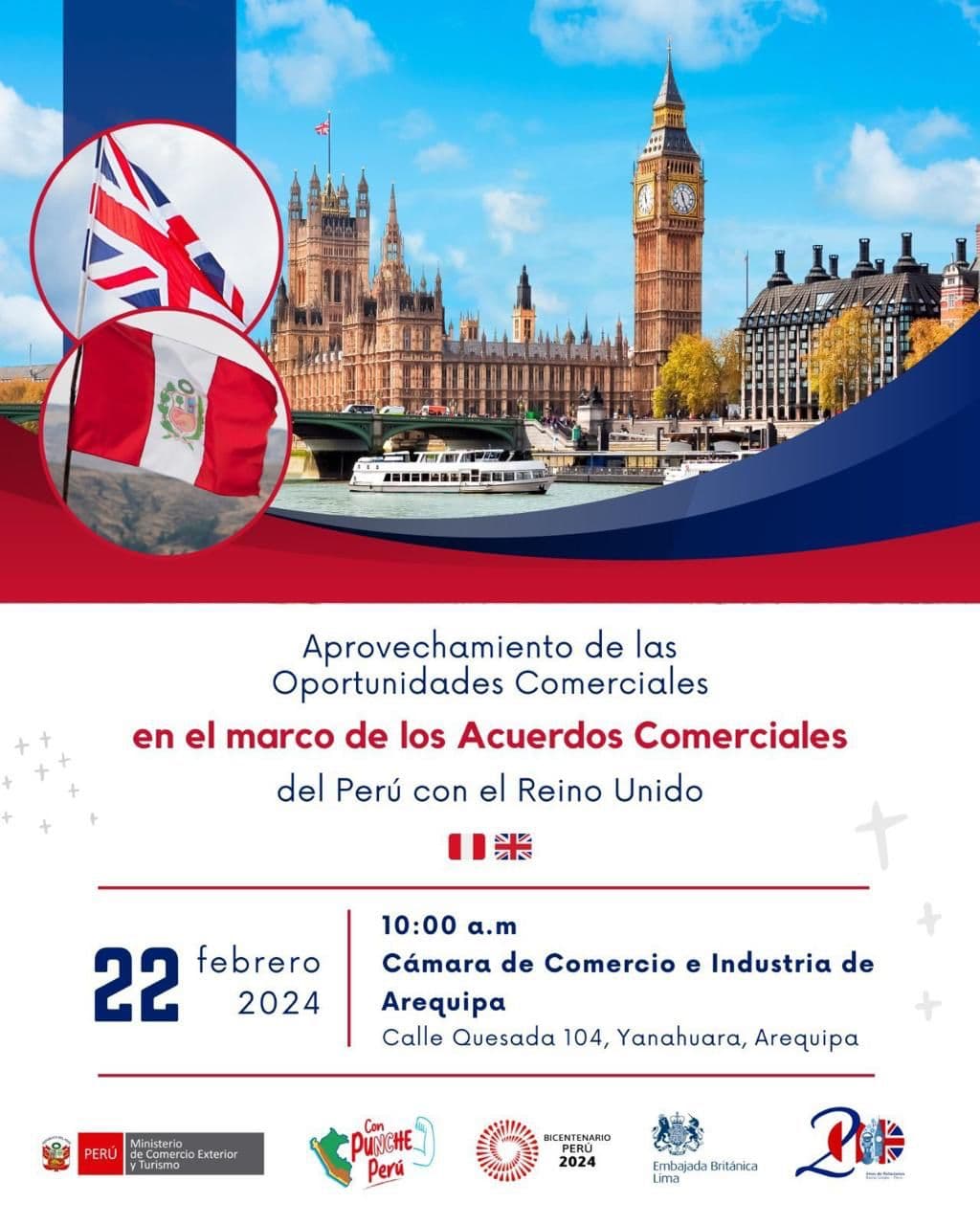 Lanzan actividades comerciales que tendrán Perú y Reino Unido