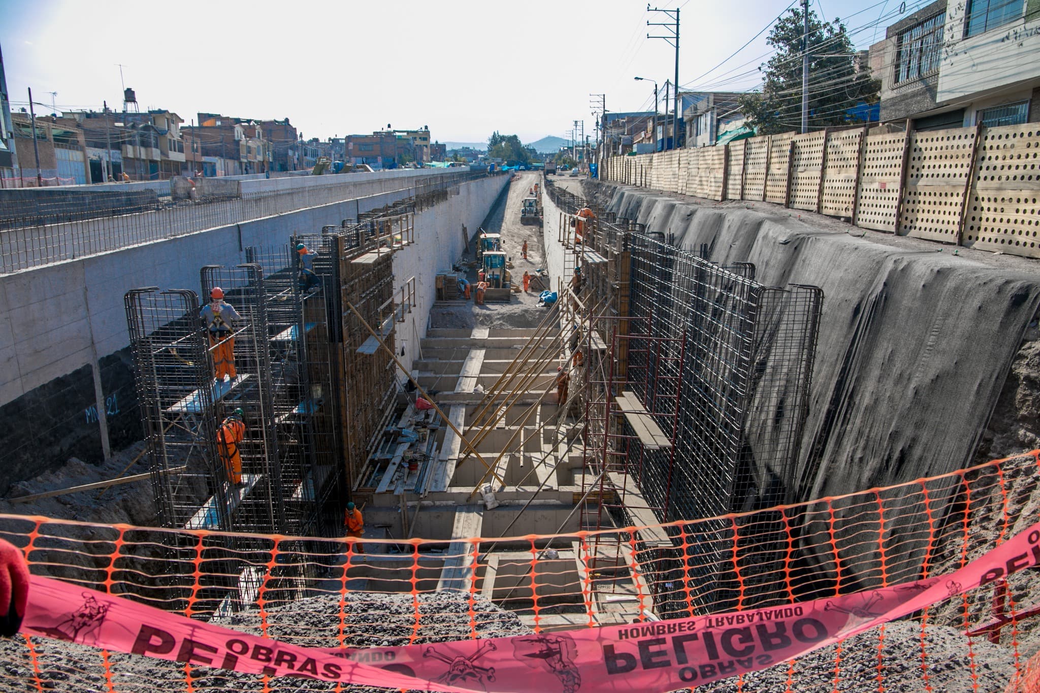 Obra de Interconexión Vial "Bicentenario" registra un avance del 40%