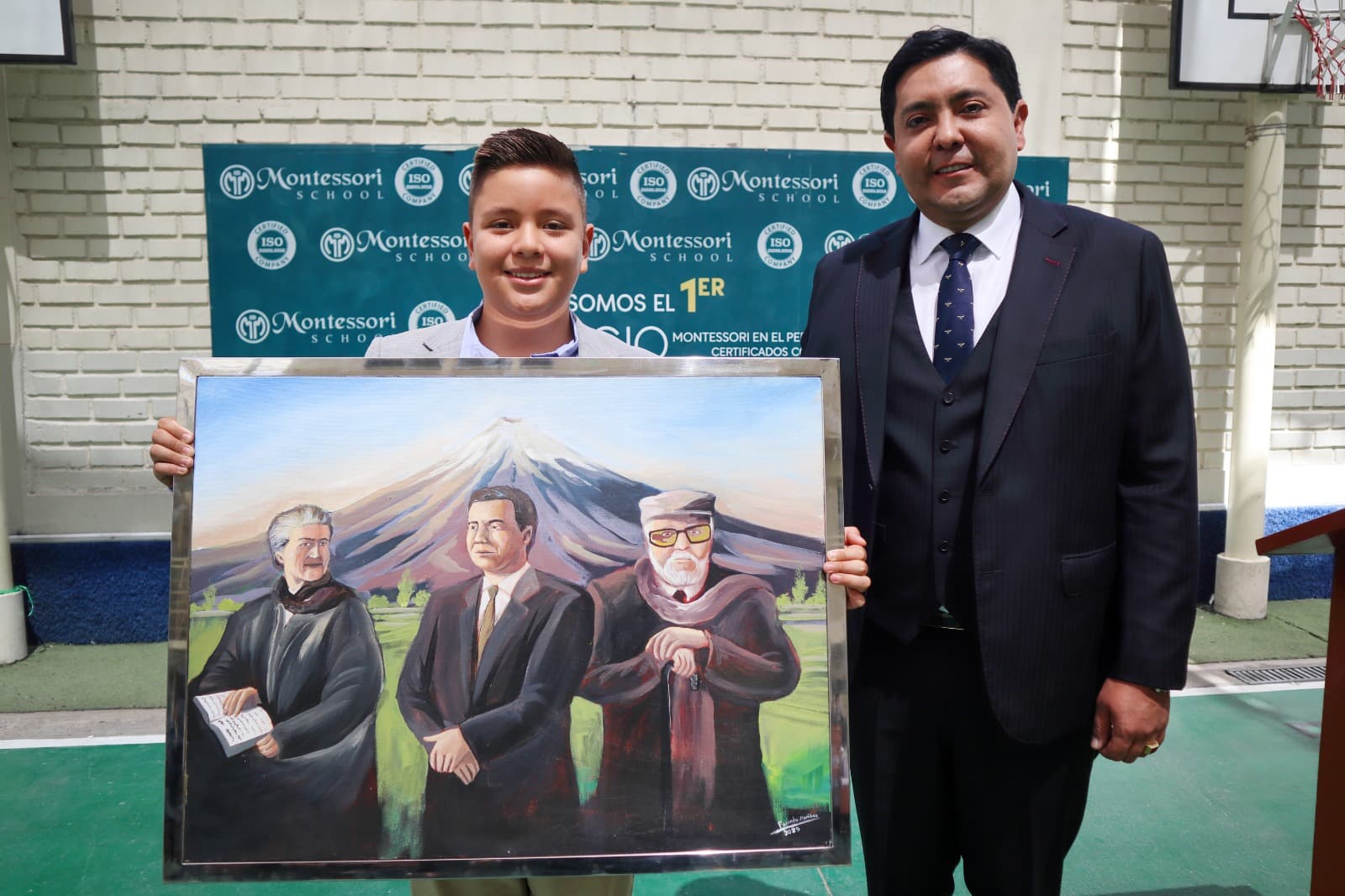 Joven artista presenta obra en honor a la filosofía Montessori