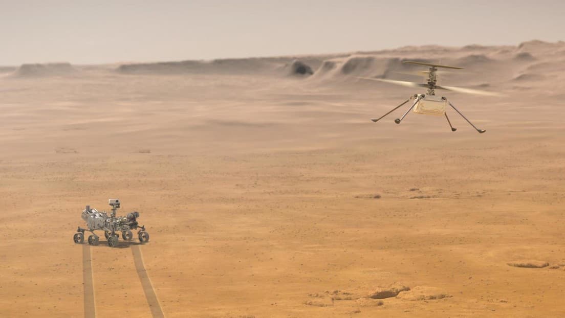 Ingenuity, la primera nave que sobrevuela otro planeta