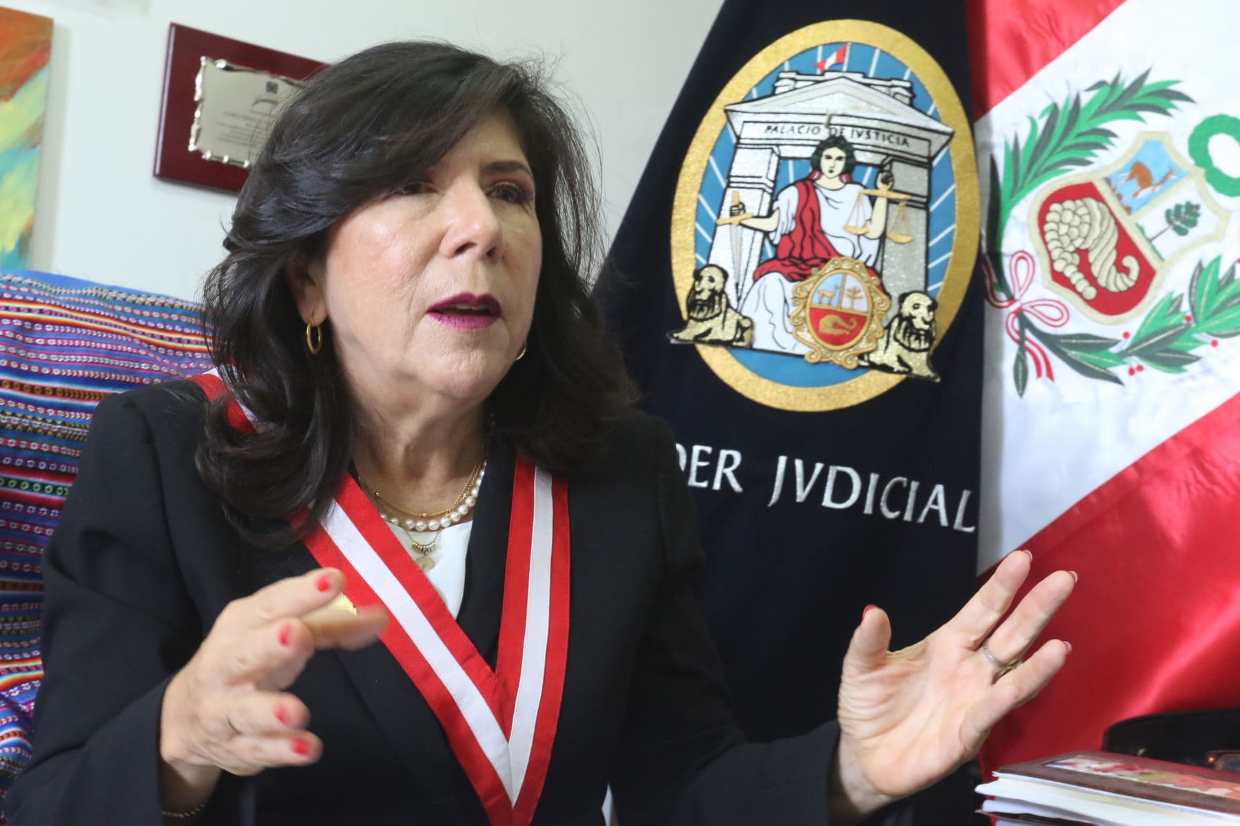 Presidentes de cortes superiores de justicia respaldan a Janet Tello