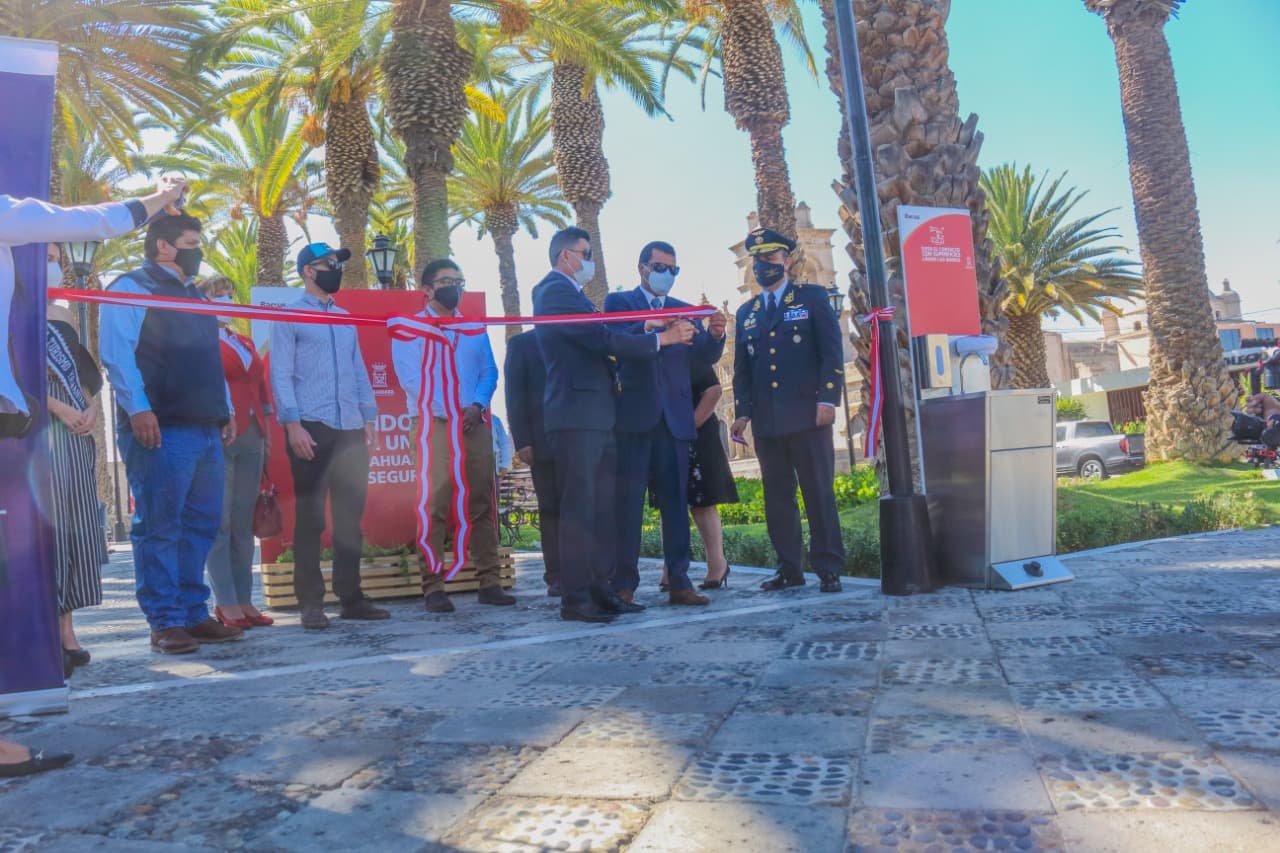 Presentaron en Arequipa la primera plaza biosegura de todo el país
