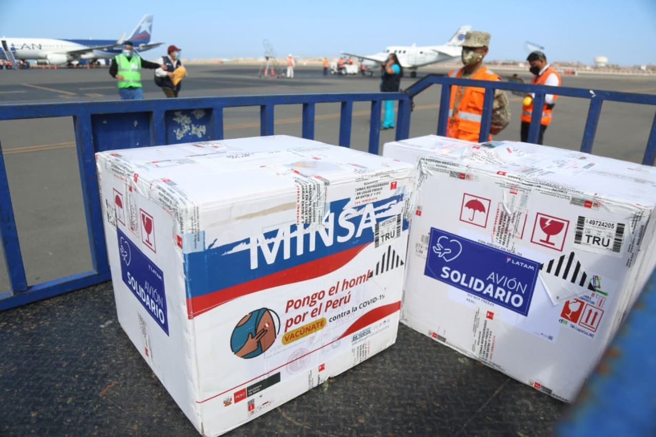 Minsa envió 24,510 vacunas contra la COVID-19