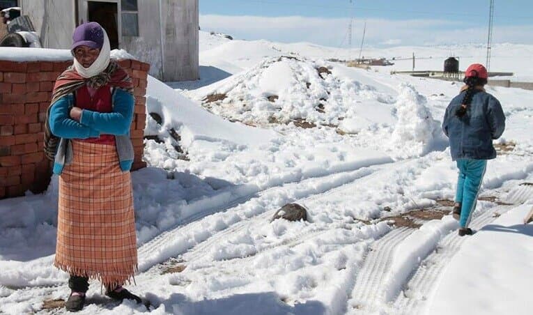 Bajas temperaturas en la sierra llegarán a 15 grados bajo cero
