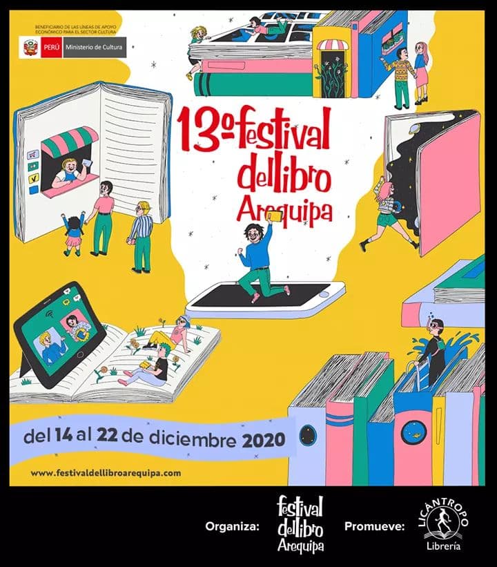 Mañana inicia el décimo tercer Festival del Libro Arequipa