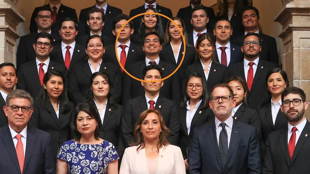 Hijo de Dina Boluarte es declarado apto para ascenso diplomático