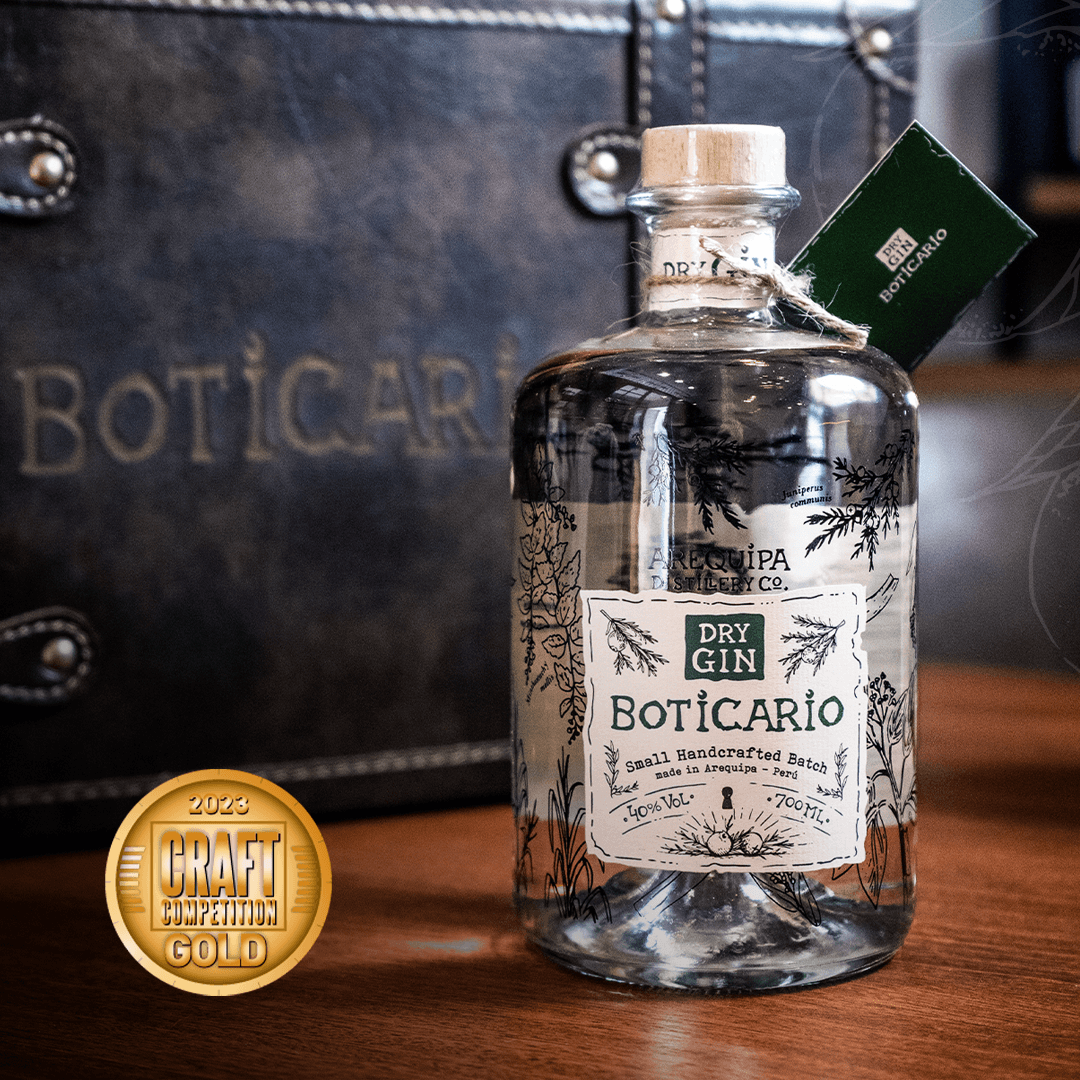 Boticario Dry Gin destacó en concurso de bebidas espirituosas
