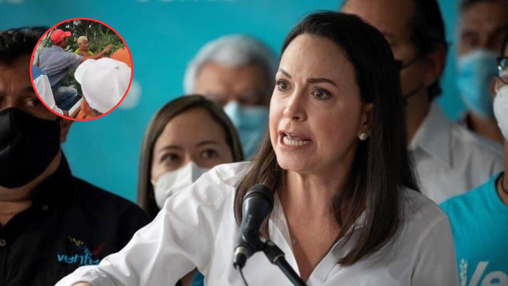Denuncian que simpatizantes de Maduro agredieron a opositora
