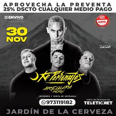 Crece la expectativa por concierto de “Ke Personajes” en Arequipa