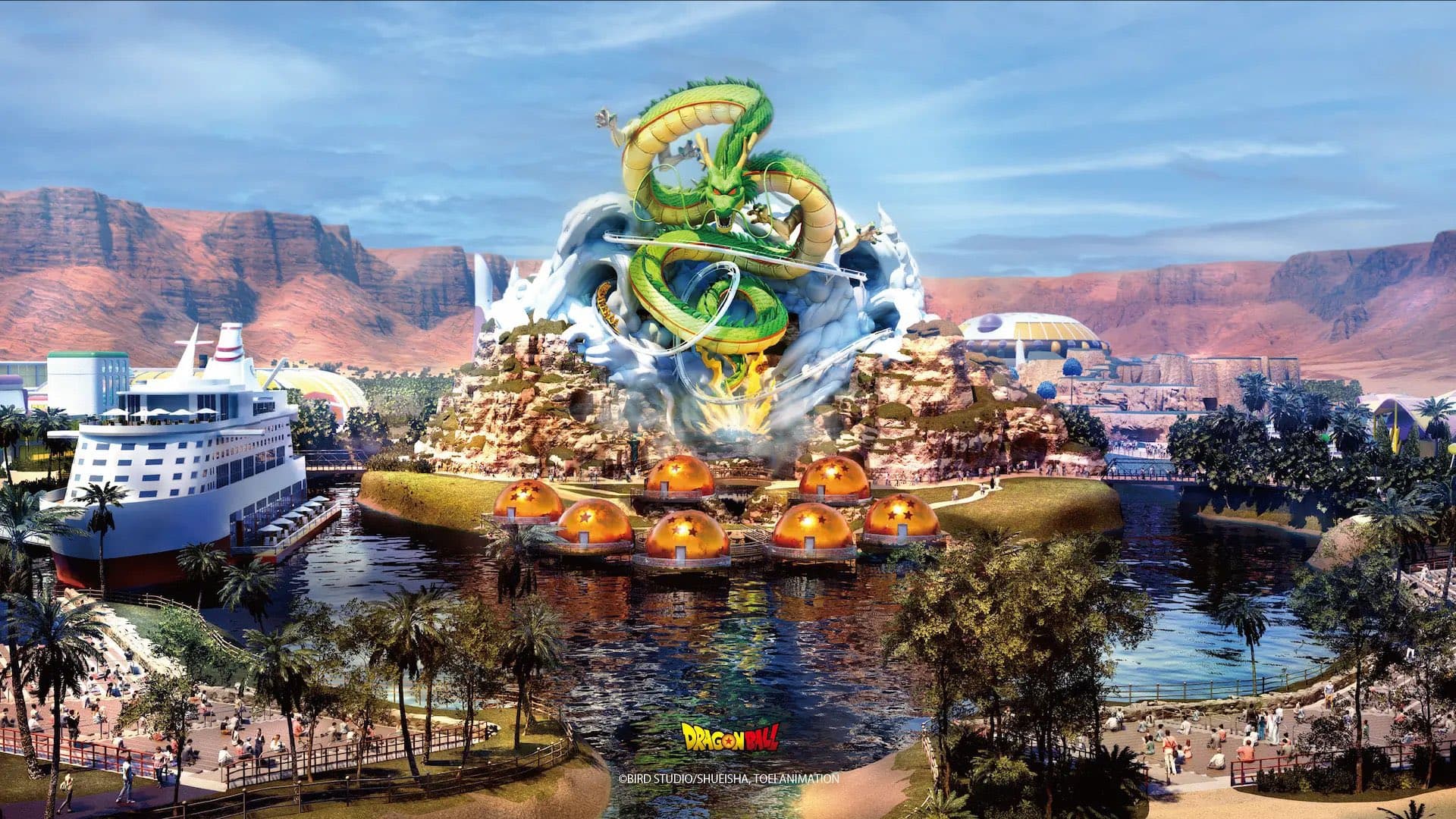 Anuncian el primer parque temático de Dragon Ball