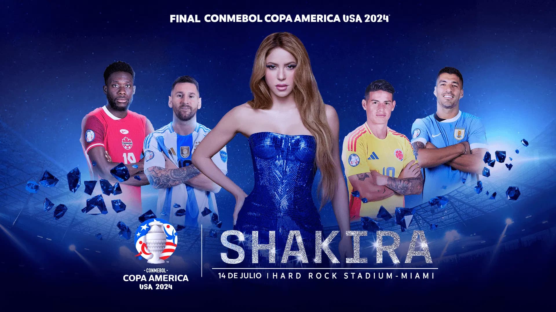 Shakira cantará en la final de la Copa América 2024