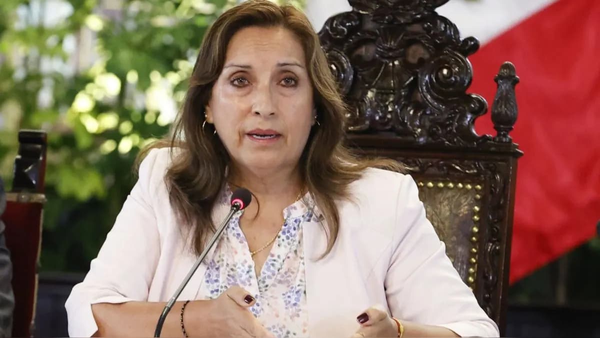 Boluarte: "Fue una equivocación aceptar los relojes de Oscorima"
