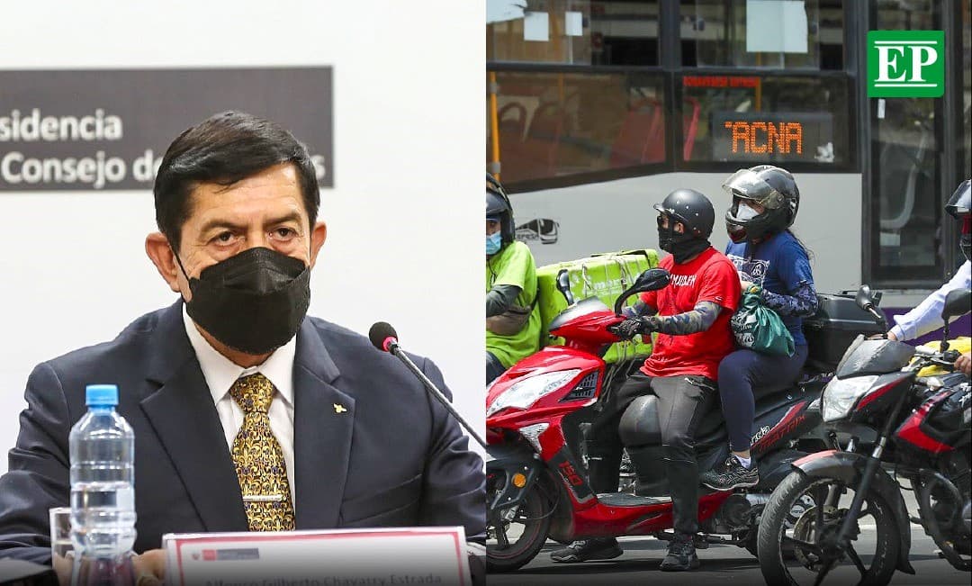 Prohibición de 2 pasajeros en una moto sería solo en Lima y Callao