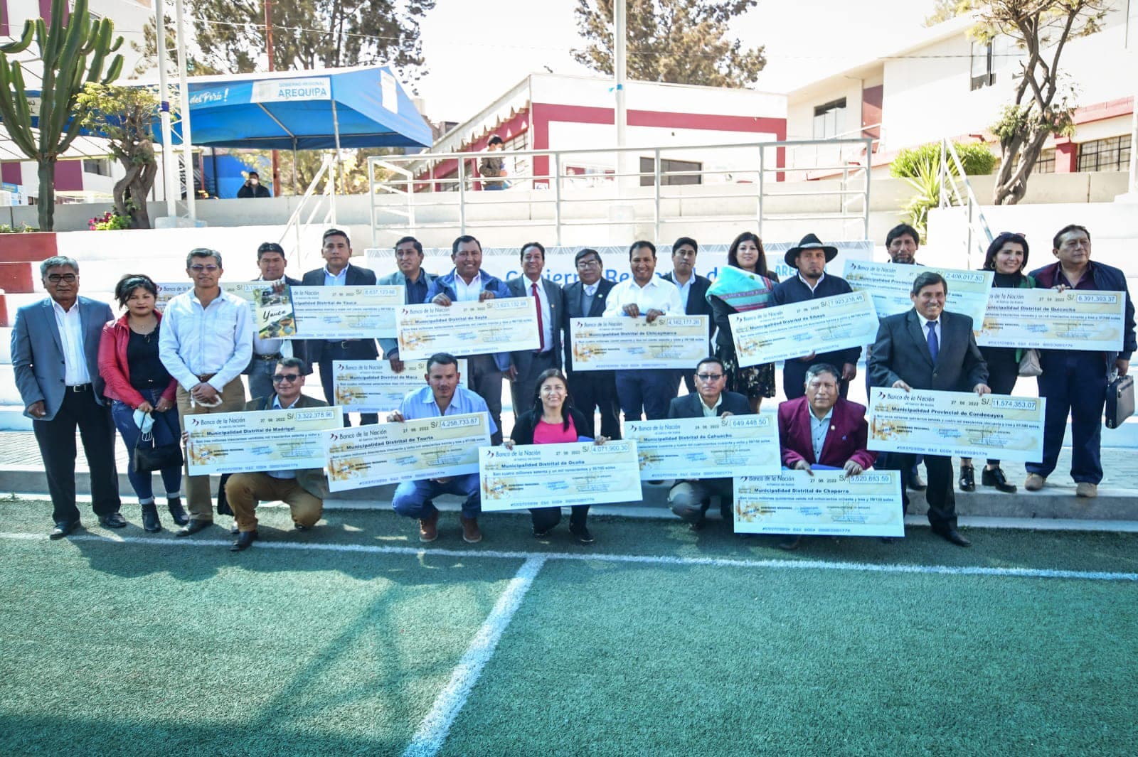 GRA transfiere más de S/ 77 millones a 16 municipios