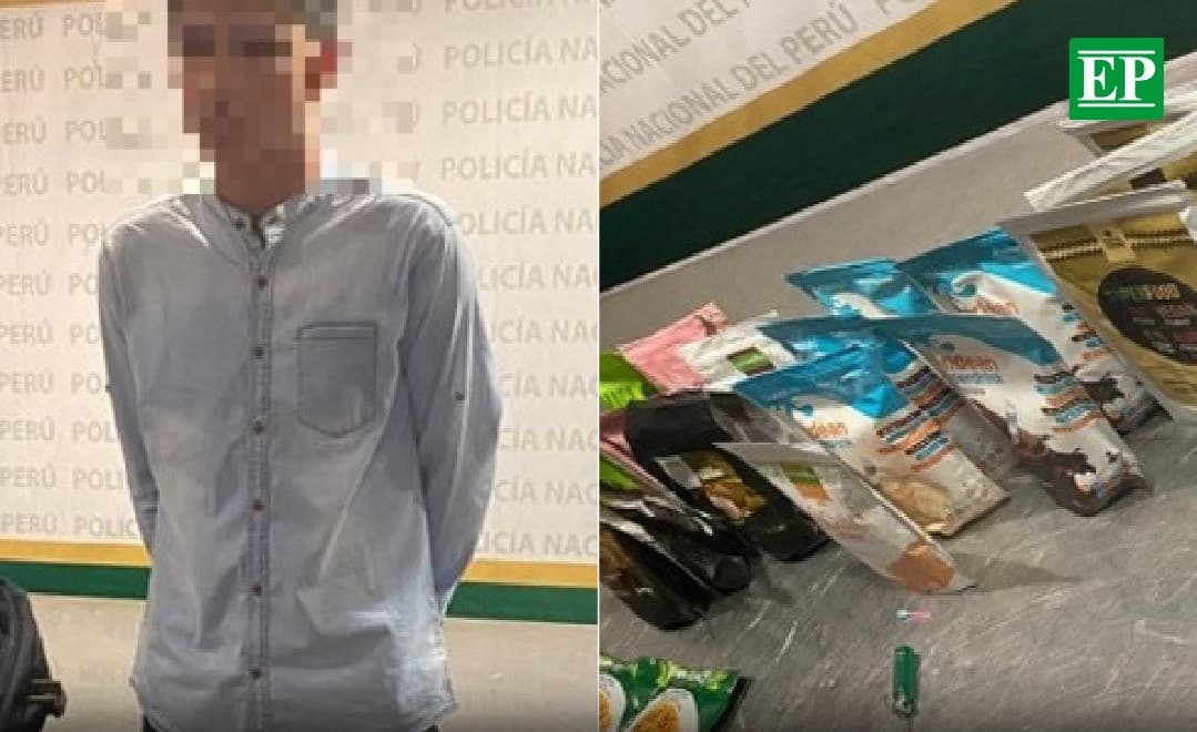 Incautan más de 9 kilos de cocaína en el Aeropuerto Jorge Chávez