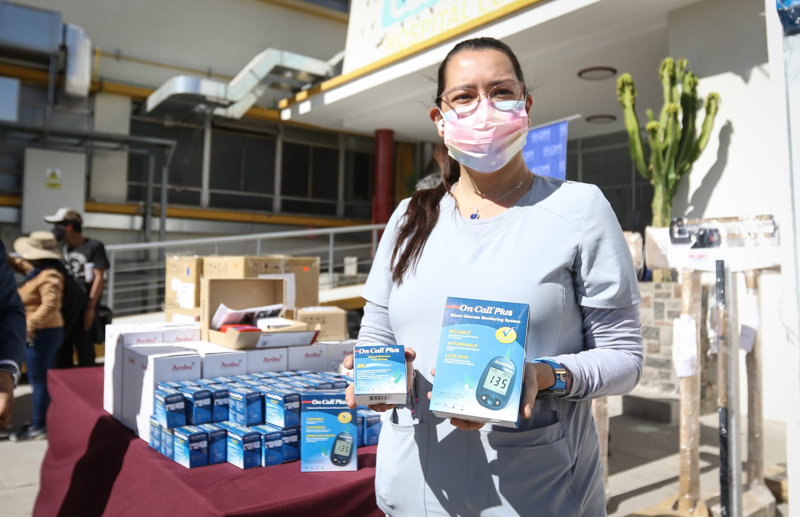 Hospital recibe equipos de ONU para frenar cuarta ola