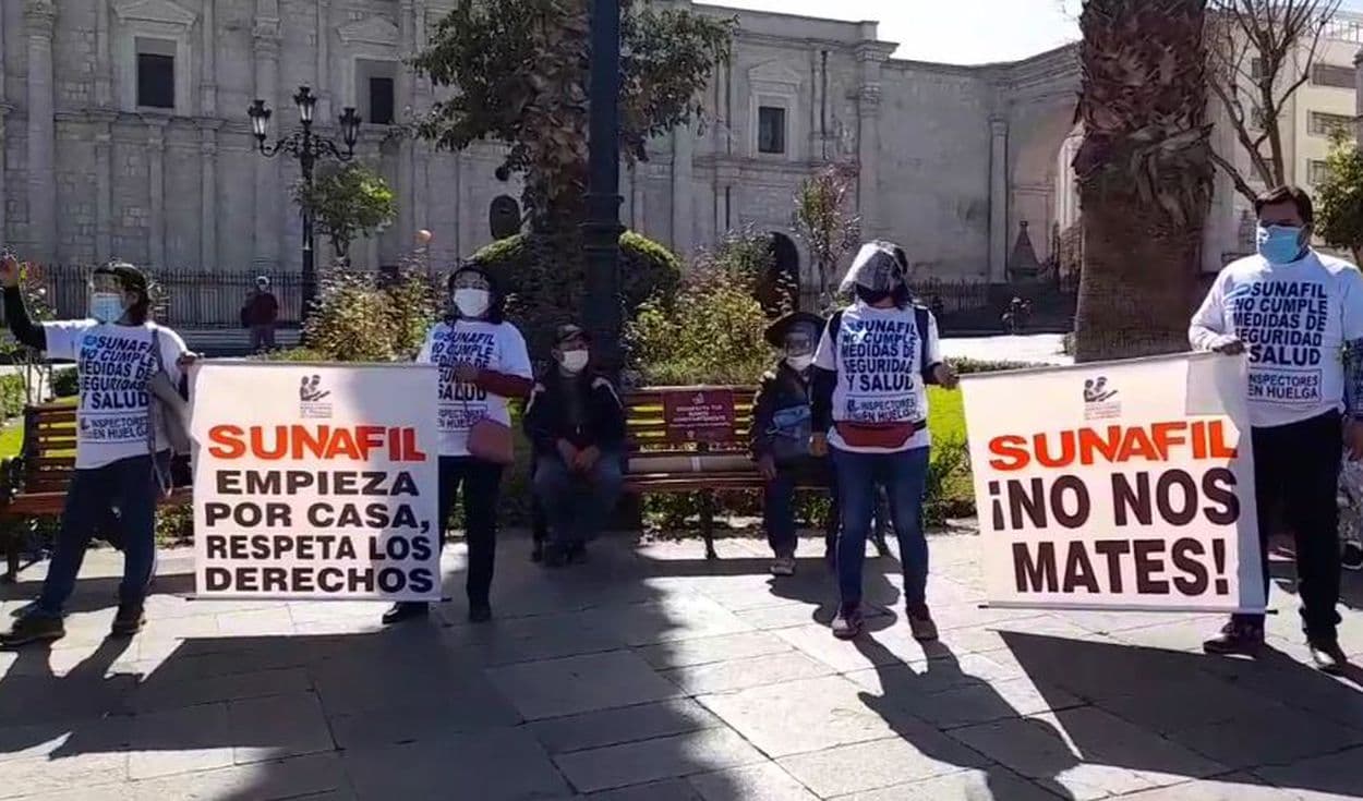 Trabajadores de SUNAFIL inician huelga indefinida