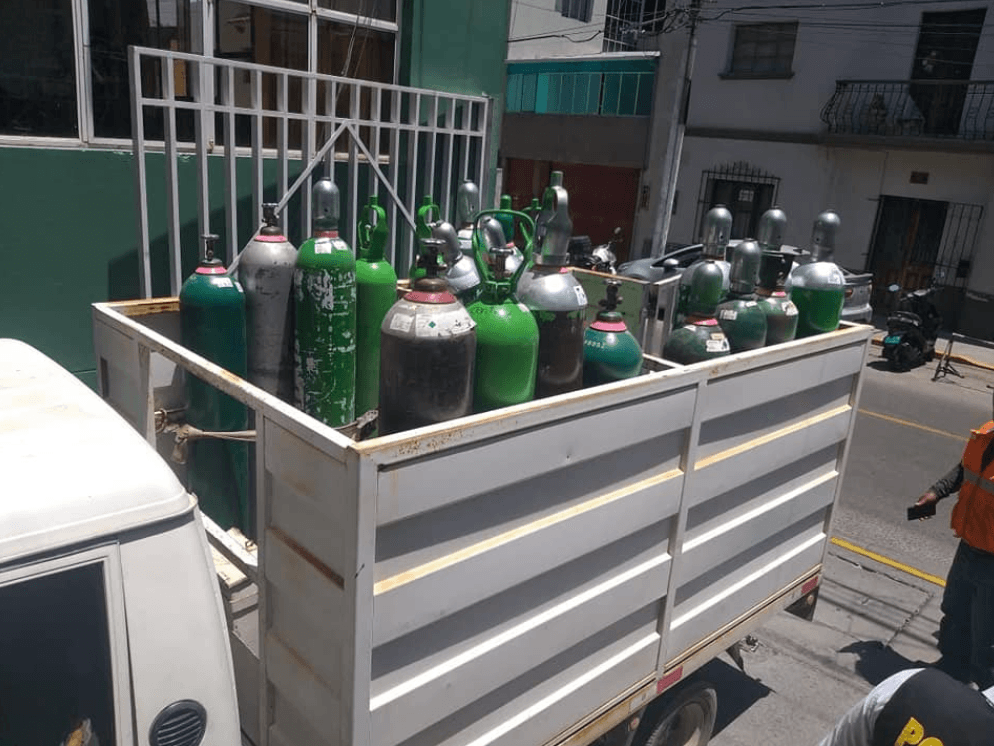 Aumenta la reventa de oxígeno en Arequipa