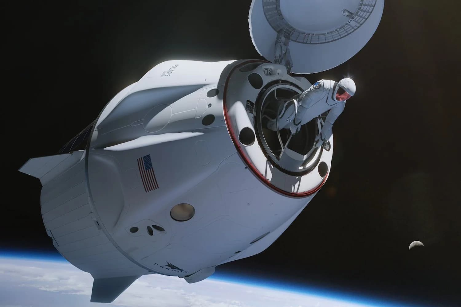 SpaceX prevé la primera caminata espacial privada