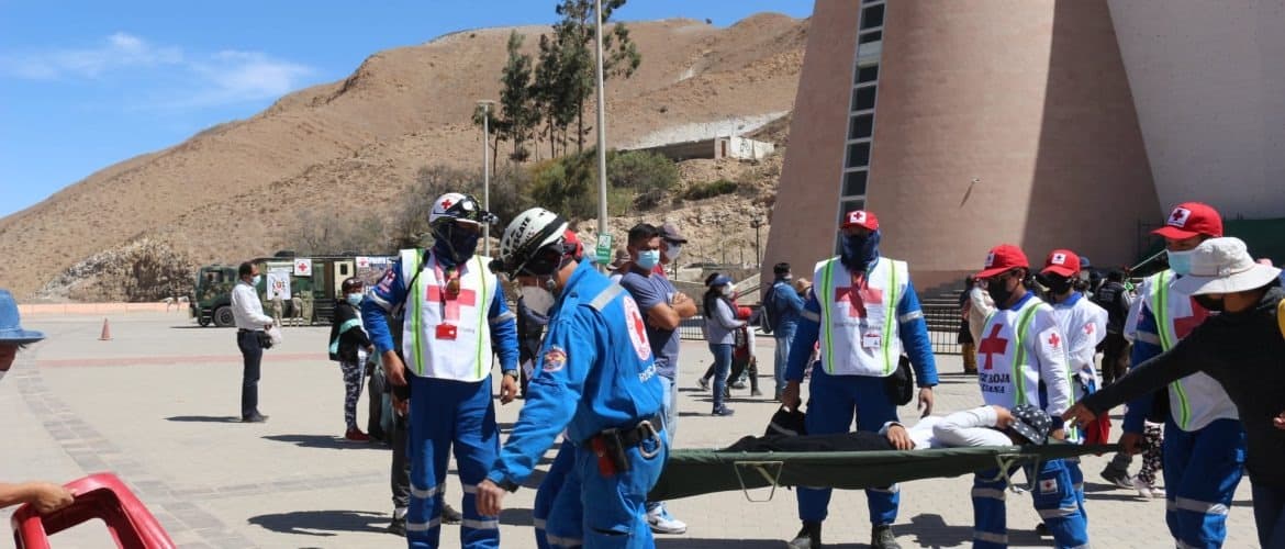 Cruz Roja destina más de 100 voluntarios en el Santuario de Chapi