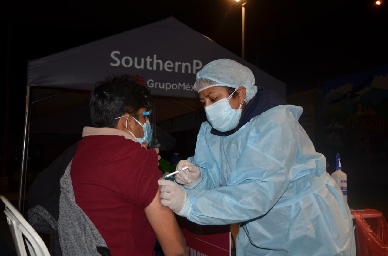 Vacunación: más de 240 000 dosis aplicadas con apoyo de Southern Perú