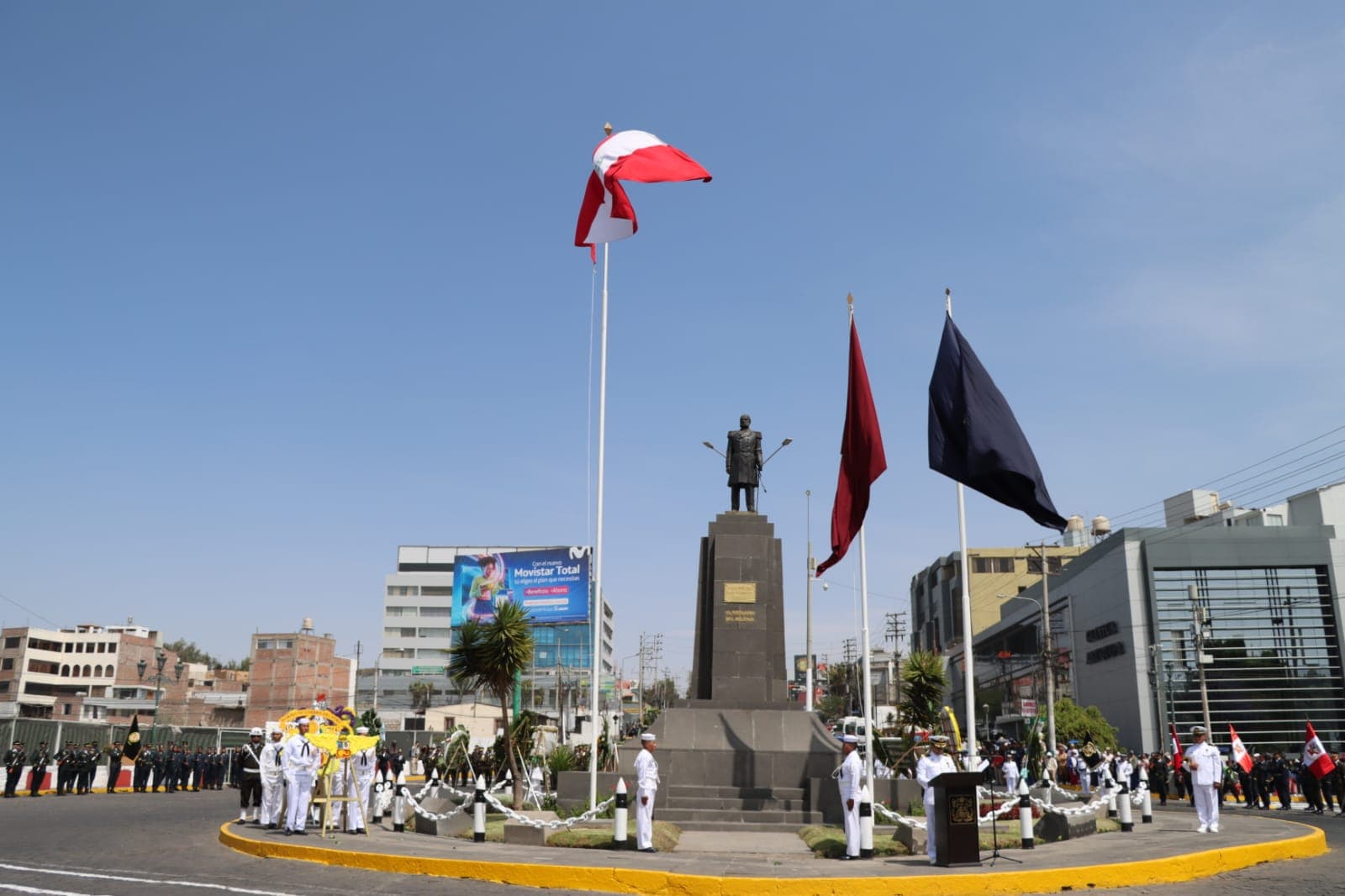 Autoridades rindieron homenaje al héroe máximo Miguel Grau
