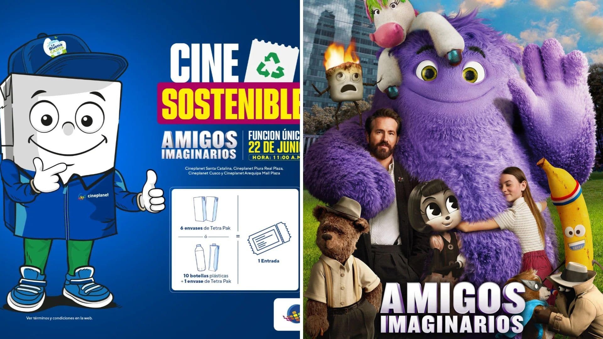 Cineplanet ofrece entradas gratis a cambio de reciclaje