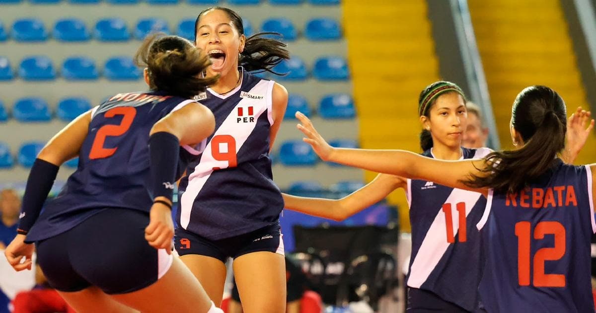 Perú ganó su grupo en la Copa Panamericana Sub 17 de vóley