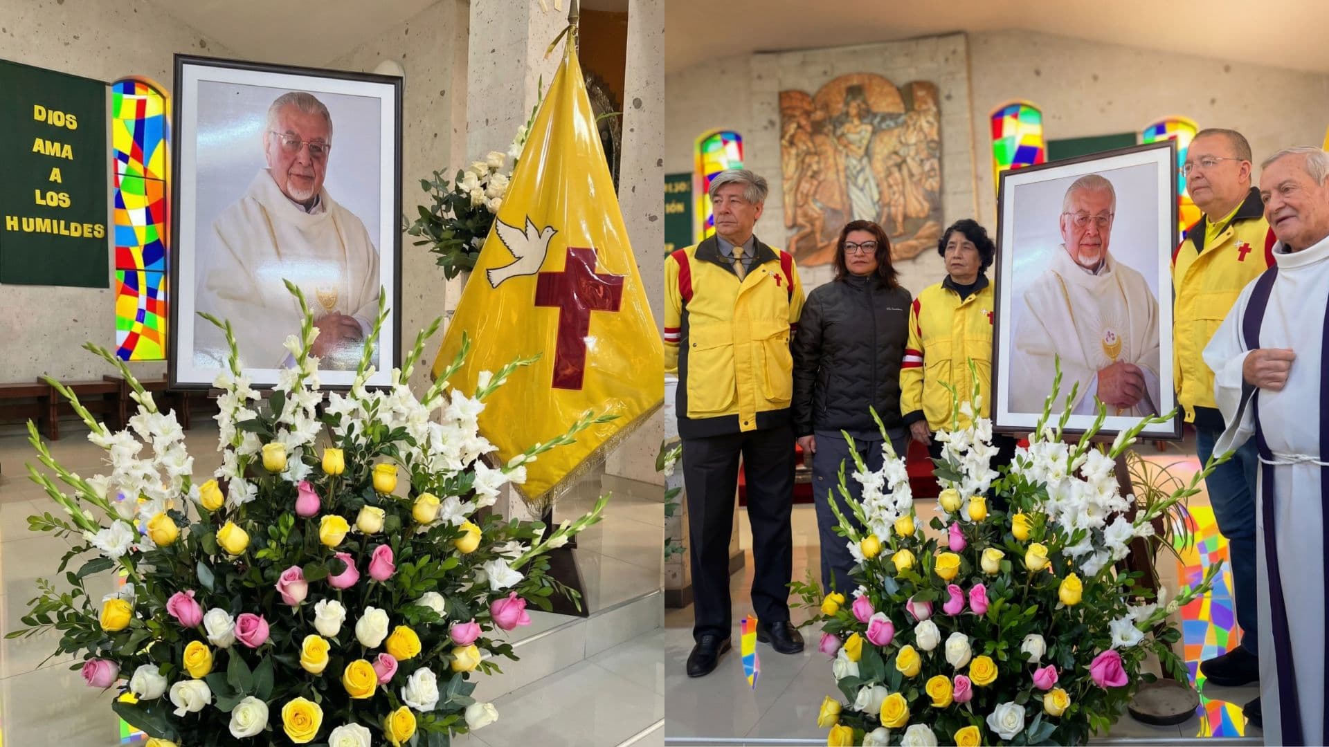 Policlínicos Espíritu Santo rinden homenaje al padre Josef Schmidpeter Bauman