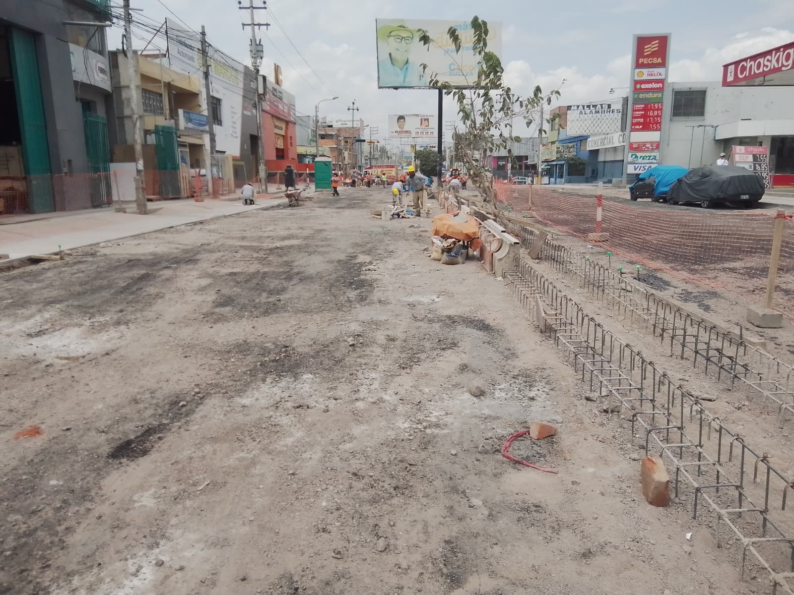 Retrasos, deficiencias y aumento de costos en obra de la Av. Jesús