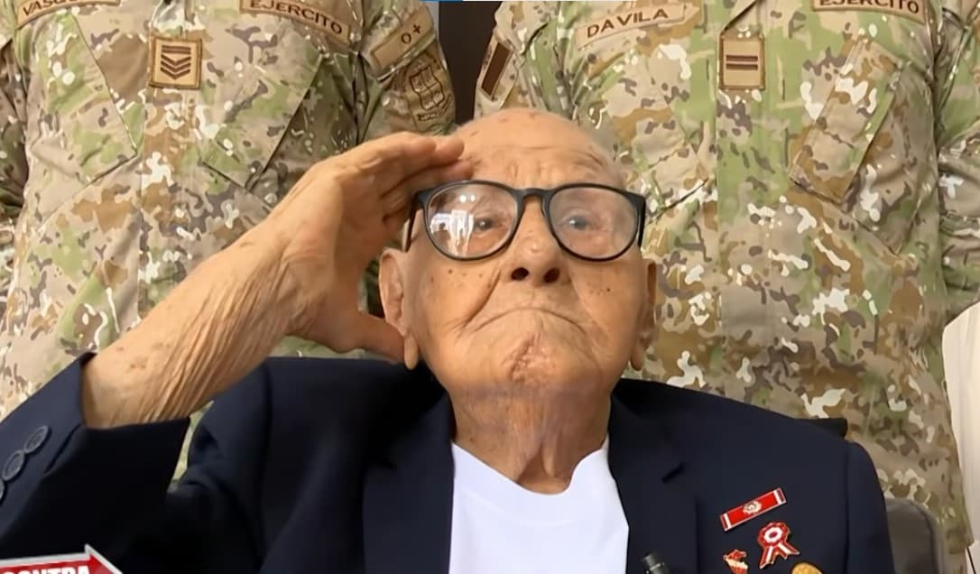 Peruano de 107 años es el único sobreviviente de guerra con Ecuador