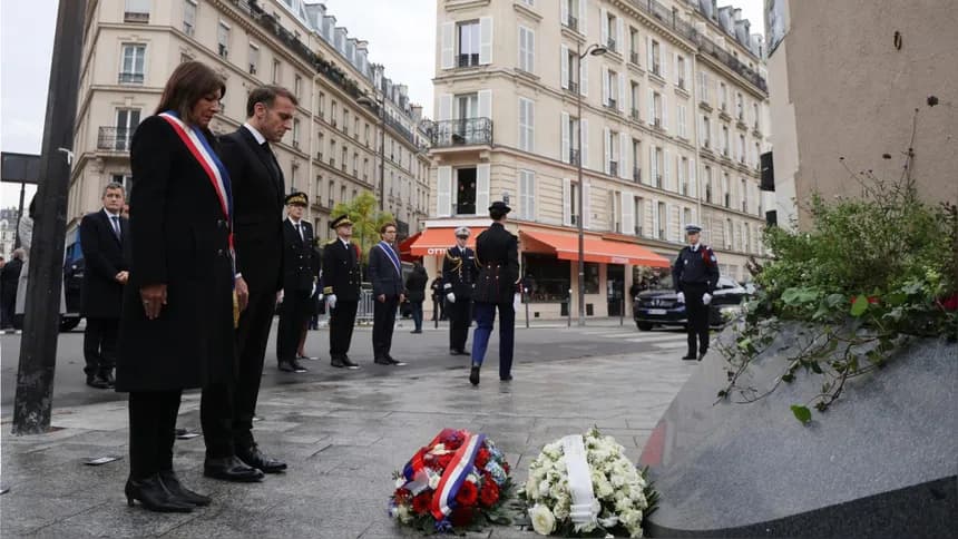 Francia conmemora diez años de los atentados yihadistas de París