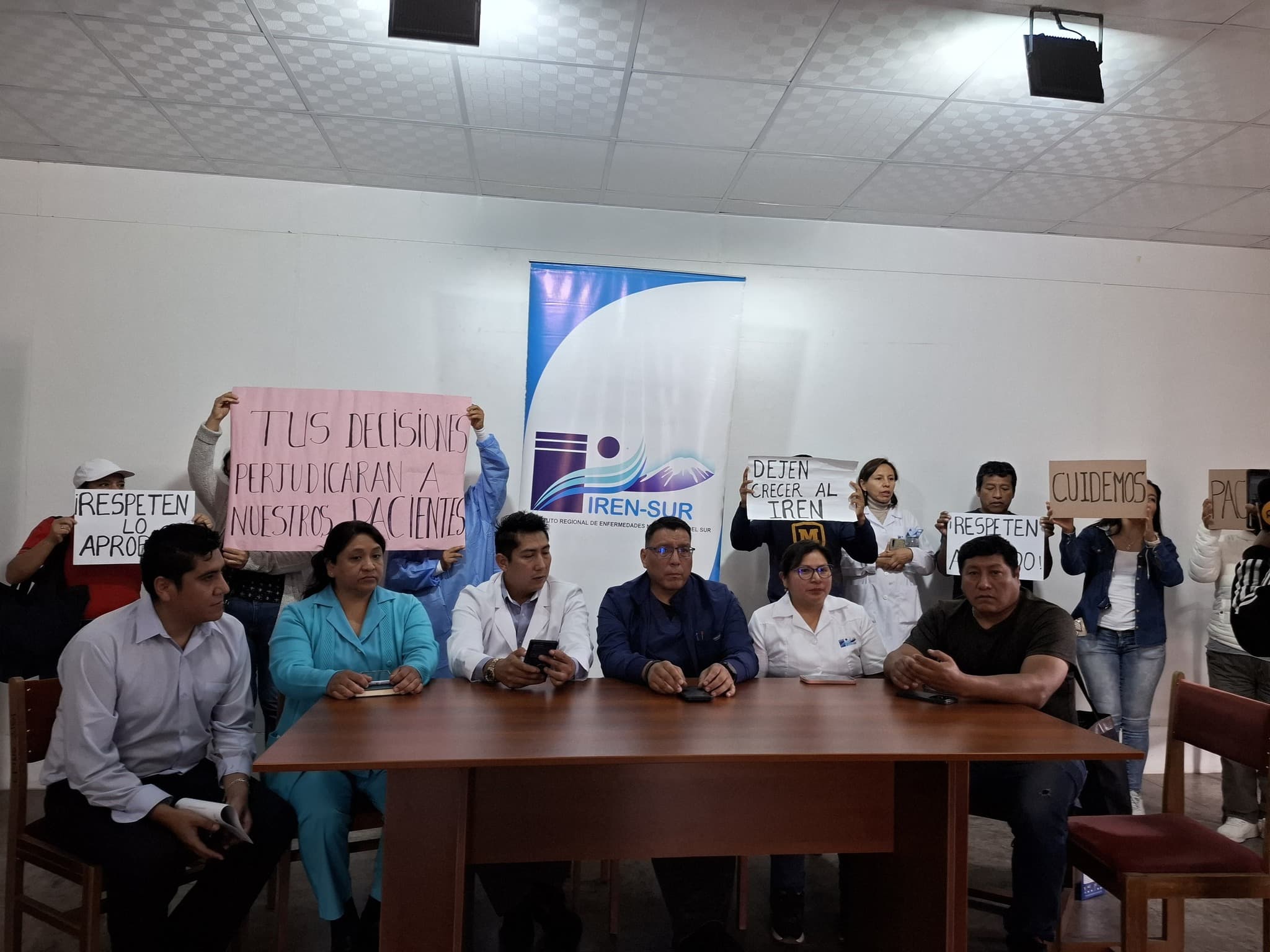 Personal del Iren Sur rechaza reubicación del nuevo nosocomio en La Joya