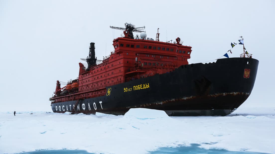 Rusia construye flota de rompehielos para explorar el Ártico