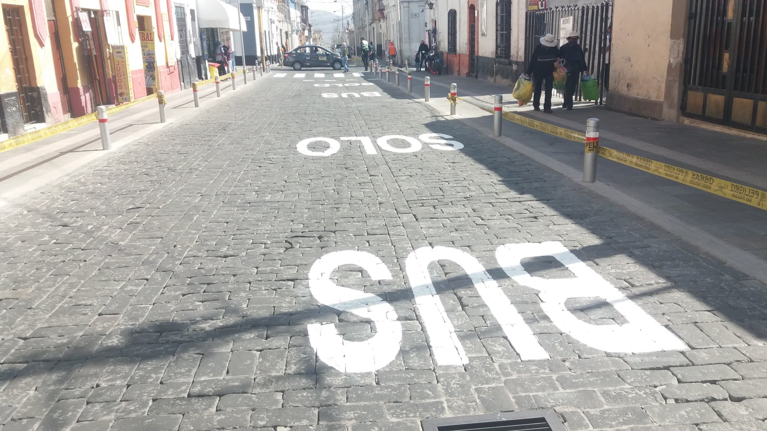 Corredores Jerusalén - San Juan de Dios y Bolívar - Sucre exclusivos para el SIT